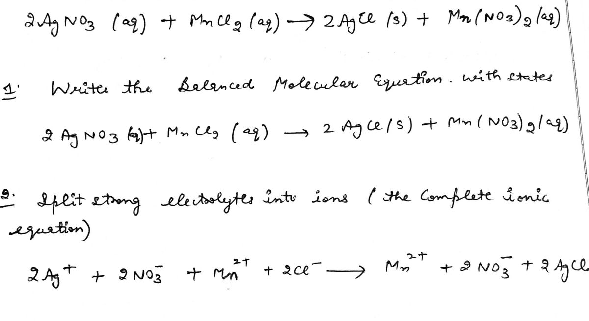 Chemistry homework question answer, step 2, image 1